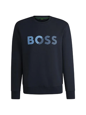Regular-Fit Sweatshirt with Logo Print