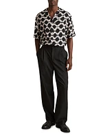 Makarb Abstract Floral Cuban Shirt