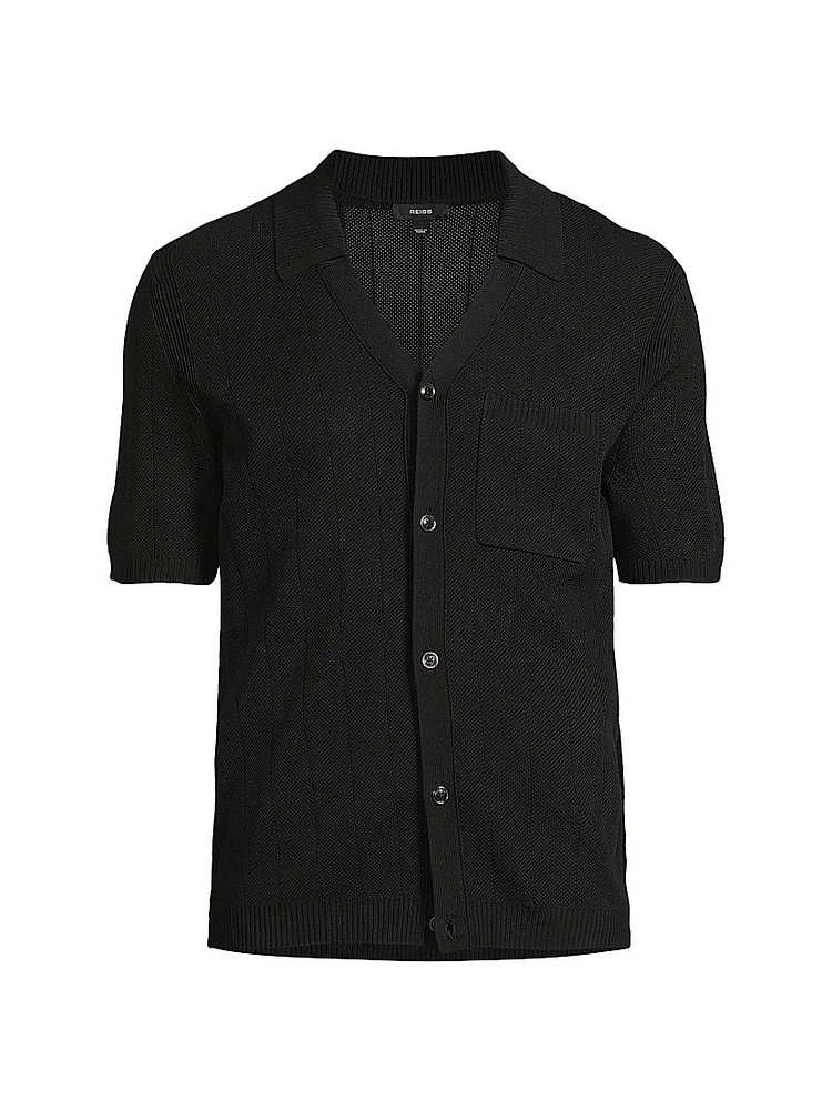 Fallon Textured Knit Shirt