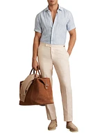 Holiday Linen Stripe Shirt