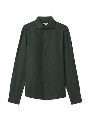 Ruban Linen Long-Sleeve Shirt