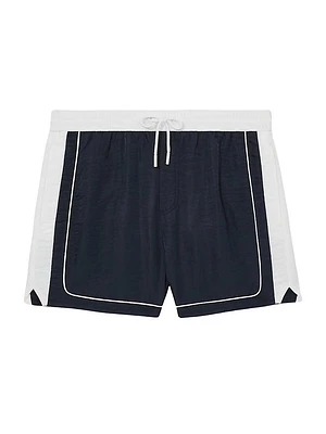 Cano Colorblocked Nylon Drawstring Swim Shorts
