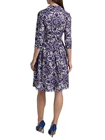 Audrey Marakesh Tile Cotton Shirtdress