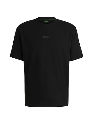 Cotton-Jersey T-Shirt with Tonal Logo