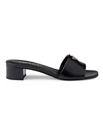 Saffiano Leather Sandals