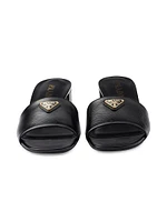 Saffiano Leather Sandals