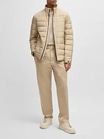 Water Repellent Regular Fit Jacket with Logo Detail