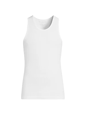 3-Pack Ribbed Jersey Slim-Fit Tank Set