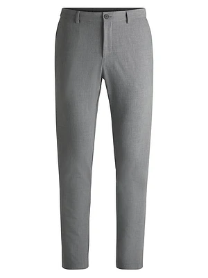 Slim-Fit Trousers Performance-Stretch Fabric