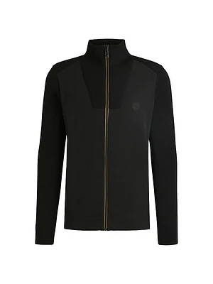 Knitted Jacket with Double B Monogram