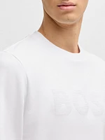 Cotton-Terry Sweatshirt with Logo Detail