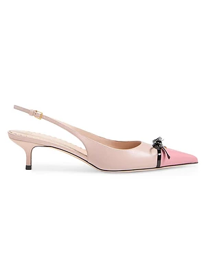 Bepointy Slingback Pumps Kidskin 45MM