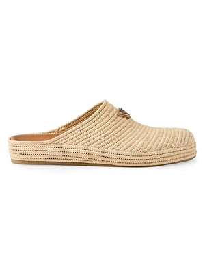 Raffia Mules
