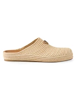 Raffia Mules