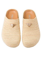 Raffia Mules