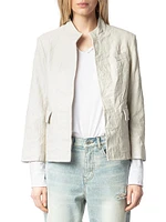 Veryn Leather Blazer