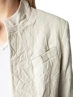 Veryn Leather Blazer