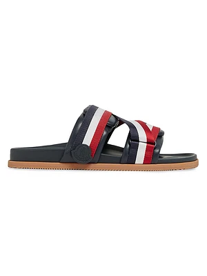 Mon Summer Slides Nappa Leather