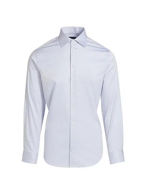 Cotton Long-Sleeve Dress Shirt