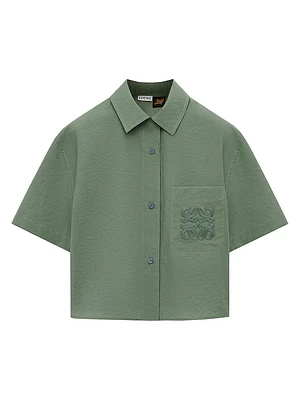 LOEWE x Paula's Ibiza Logo Short-Sleeve Shirt
