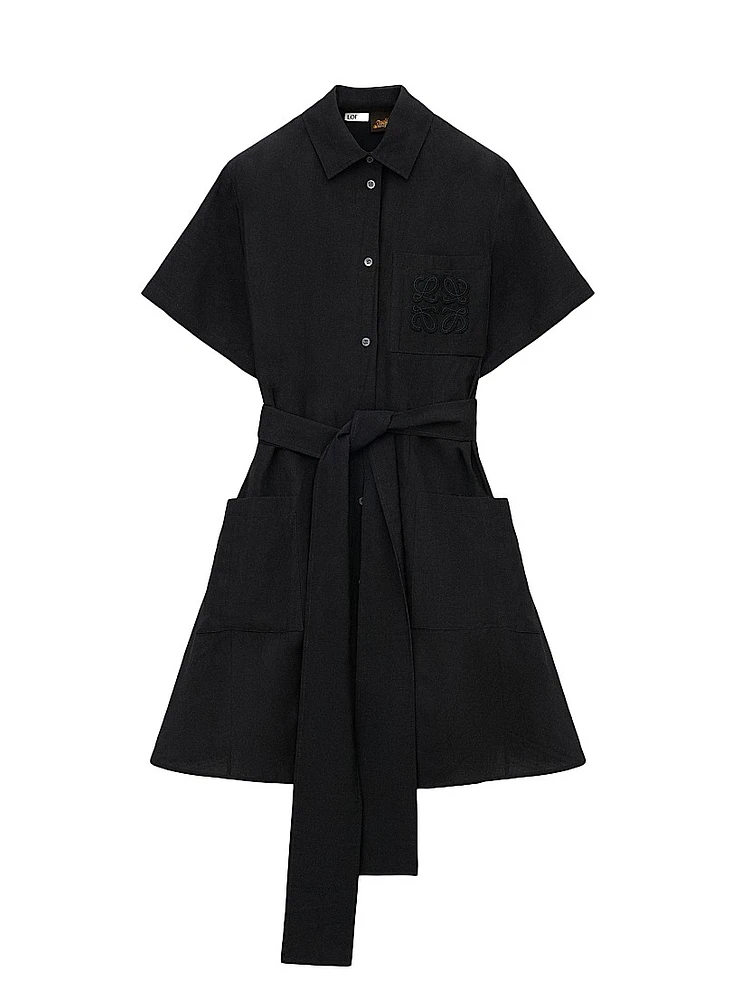 LOEWE x Paula's Ibiza Belted Shirtdress