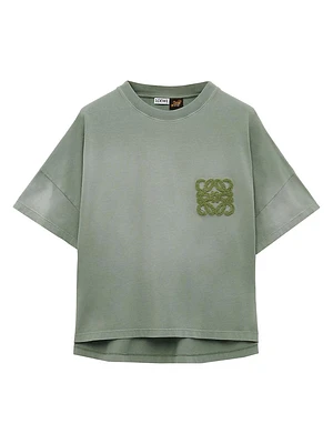 LOEWE x Paula's Ibiza Logo Cotton-Blend T-Shirt