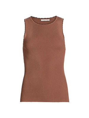 Lucky Scalloped Racer Tank