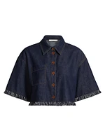 Rhiannon Fringe Denim Shirt