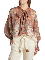 Rhiannon Tie-Neck Blouse
