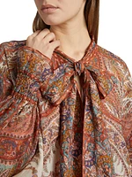 Rhiannon Tie-Neck Blouse