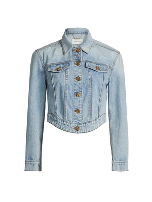 Lucky Fitted Denim Jacket