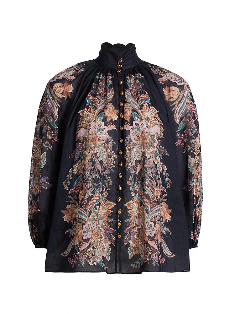 Rhiannon Billow Paisley Blouse