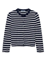 Cotton Bouclé Cardigan