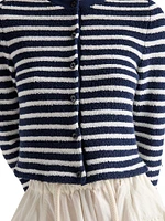 Cotton Bouclé Cardigan