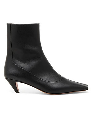 Spur 50MM Kitten Heel Ankle Boots