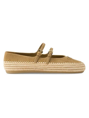 Suede Ballerinas