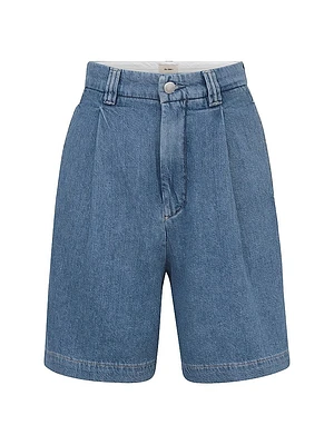 Aura Hepburn High Rise Denim Shorts