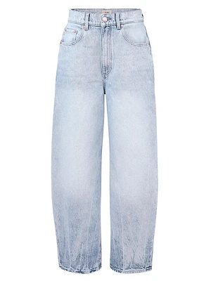 Taylor Barrel Ultra High Rise Crop Jeans