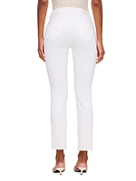Mara Straight Mid Rise Instasculpt Ankle Jeans