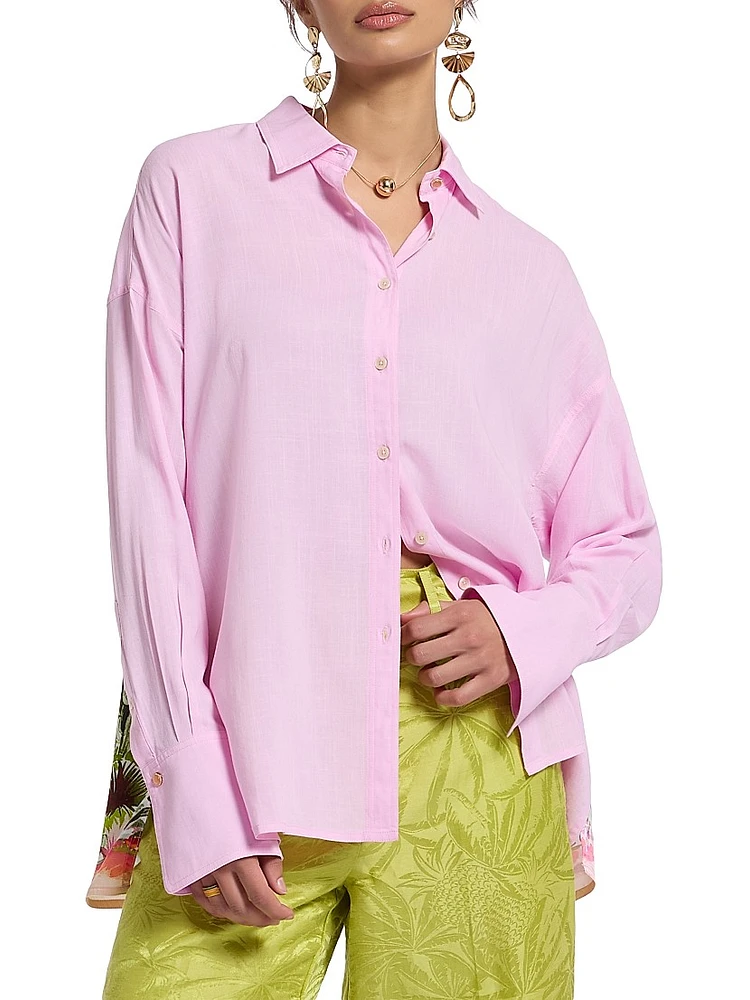 Sienna Relaxed Button-Front Shirt