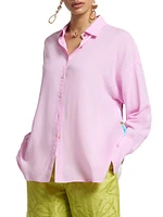 Sienna Relaxed Button-Front Shirt
