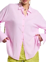 Sienna Relaxed Button-Front Shirt
