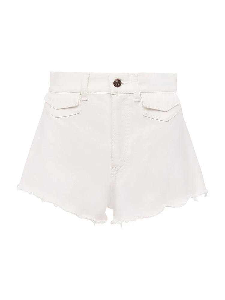 Twill Cut-Off Shorts