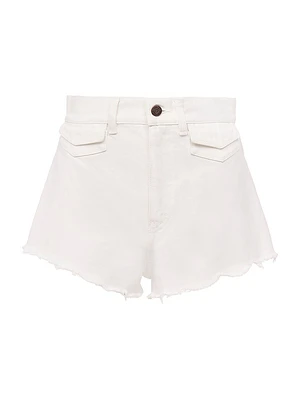 Twill Cut-Off Shorts