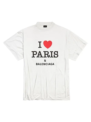 I Love Paris Oversized T-Shirt