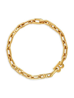 B Chain Thin Necklace