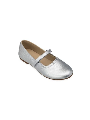 Little Girl's & Aria Leather Mary Jane Flats