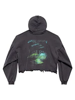 Diy Imprint Cropped Hoodie