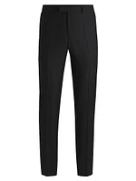 Slim-Fit Trousers Virgin Wool with Stretch