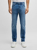 Delaware Slim-Fit Jeans Cashmere-Touch Denim